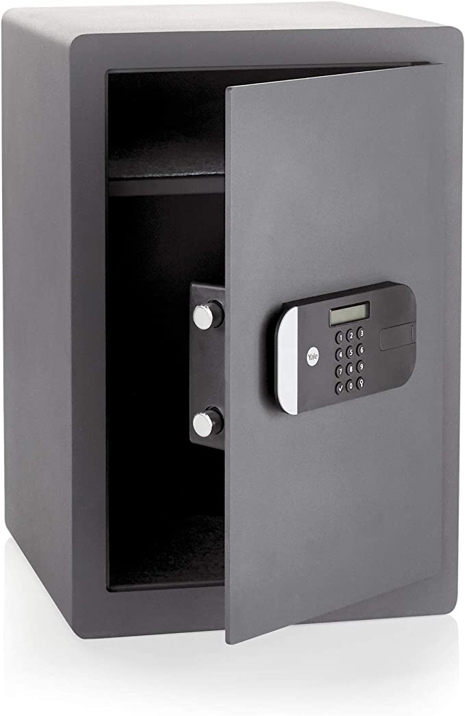 خزنة ييل الآلية ذات الأمان الأقصى (احترافية) YSEM-520-EG1 (أسود/أبيض) 36×52 سم 