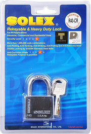 Solex Chrome Padlock 40mm