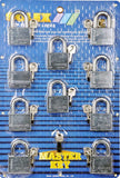 Solex Padlock 60mm chrome(10pcs set)