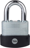 Yale Y127B/55/129/1 - Protector Laminated Steel Weatherproof Padlock (55 mm) Boron Shackle 3 Keys