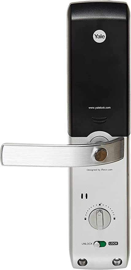 Yale Ydm3168 Digital Door Lock, Rfid, Keypad Digital Monoblock, Silver