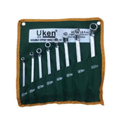 UKEN U9700 Ring Spanner Set 8 Pcs, 6-22Mm