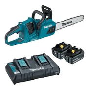 Makita Cordless Chain Saw 16"/400mm 18V+18V 4.0Ah with 2 Battery  Charger DUC405PT2