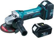 Makita Cordless Angle Grinder (Paddle Switch)115mm 4.0Ah With 2Battery + 1Charger GA012GM202