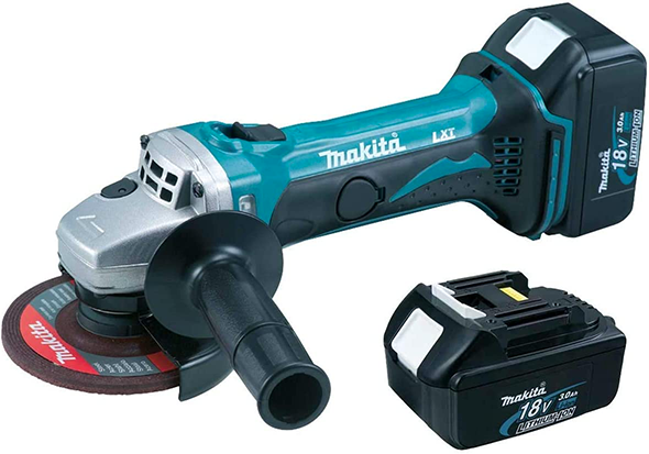Makita Cordless Angle Grinder (Paddle Switch)115mm 4.0Ah With 2Battery + 1Charger GA012GM202