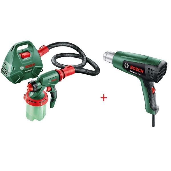 Bosch PFS 3000-2 Paint Sprayer + EasyHeat 500