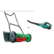Bosch AHM 38G Manual Lawn Mower + ALB 18 LI - 2.5 AH Cordless Blower