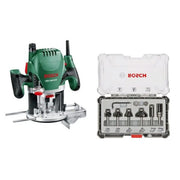 Bosch POF 1400 Router + Router Bit Set-6m Trim& Edging