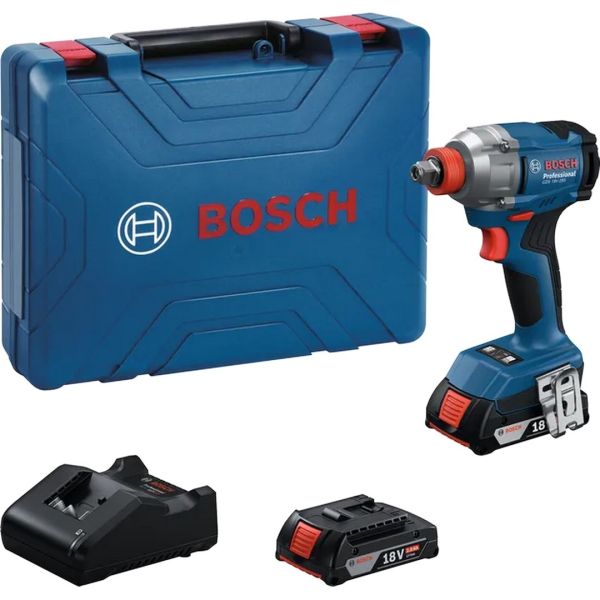 Bosch Cordess Impact Driver/Wrench GDX 18V-285 (2x2 Ah+GAL 18V-20) Impact Driver/ Wrench 06019N21L2