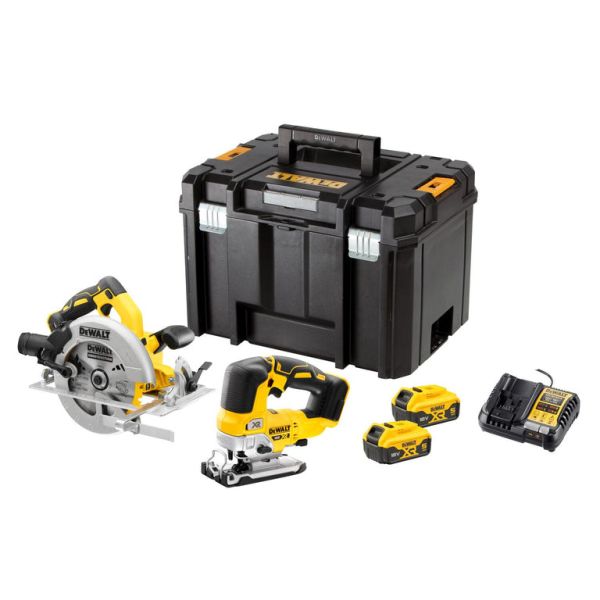 Dewalt Woodworking Saw Twin Kit DCK2012P2T-GB