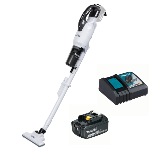 Makita 18V Li-ion Cordless Vacuum Cleaner with 1x Battery & Charger DCL286FRFW