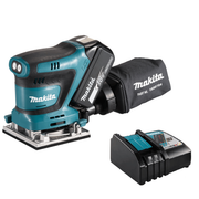 Makita 18V Li-ion Cordless Polishing Sander with 2x Battery & Charger