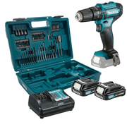 Makita 12V Max Hammer Driver Drill Set with 2x Battery & Charger HP333DWAX1