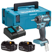 Makita 18V Li-ion Cordless Drill Driver With 2x Battery & Charger DDF083RFJ