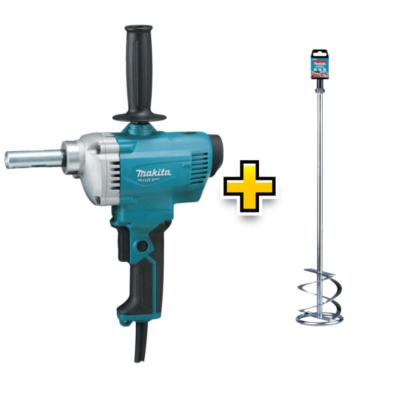 Makita MT Electric Power Mixer 800W + Mixing Rod M6600B-COMBO