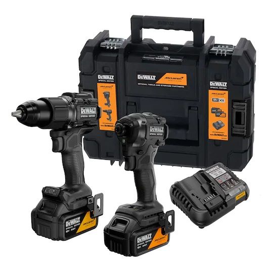 Dewalt Mclaren F1 Team 18V XR Special Edition Twin Kit 1 - 2 x 4AH DCK2222MM2T-GB