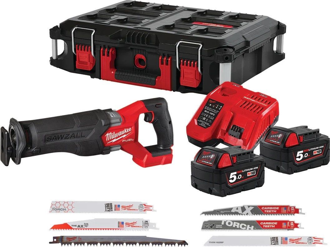 Milwaukee M18 Fuel Accu Recipro Saw Combo FSZ100P-502P 4933498242