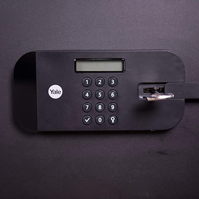 YLEB-200-EB1 High Security Motorised Safe (Laptop) Black 30.5x20cm