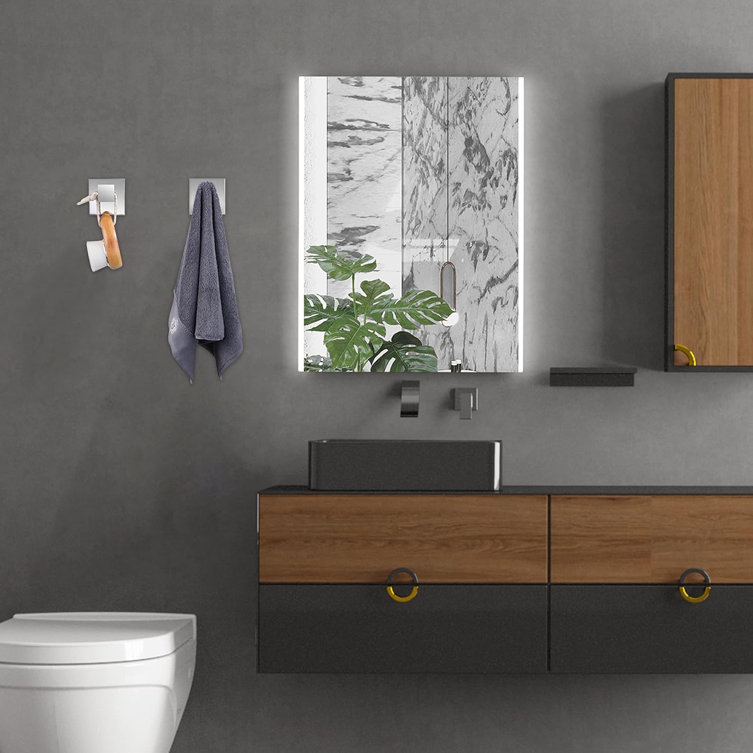 Towel Coat Hooks SUS304 Stainless Steel Bathroom Bathroom Hardware Clothes Garage Hotel Cabinet Closet Sponges Robe Hook Wall Mounted Kitchen Heavy Duty Bath Door Hanger