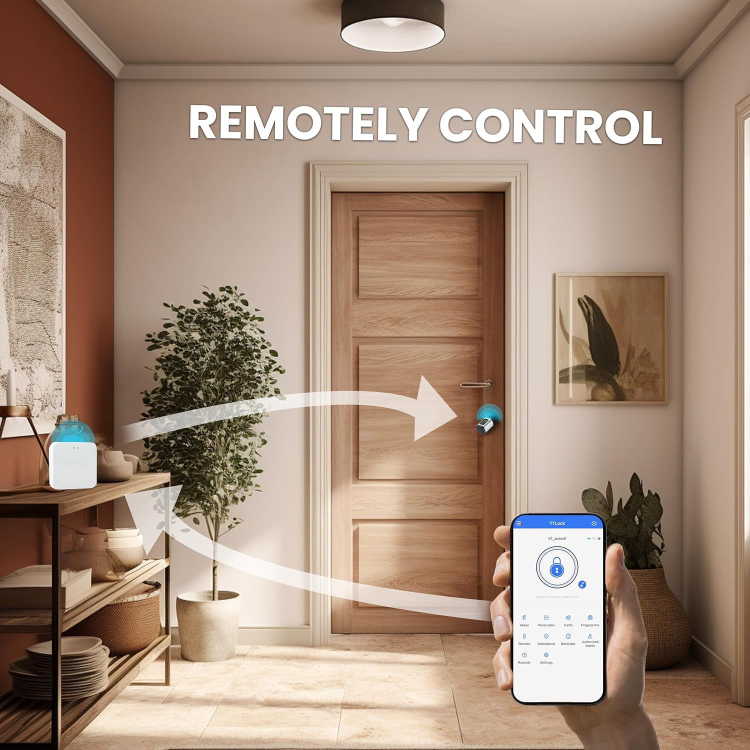 Altix CL1X TUYA Smart Door Lock Keyless | Fingerprint & Passcode | Bluetooth | Keycard & Key | DIY Install | Suitable for Home, Office | Highly Secure | Adjustable Length 60-90mm | Pearl Chrome NEW