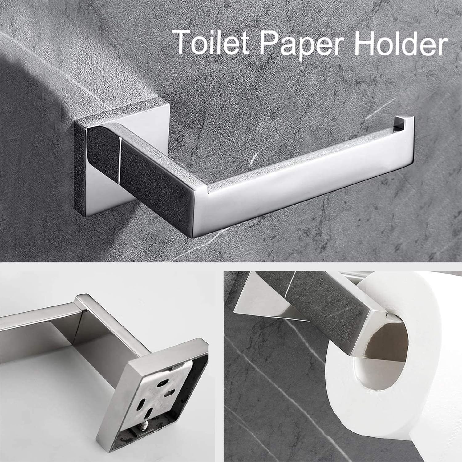 Towel Coat Hooks SUS304 Stainless Steel Bathroom Bathroom Hardware Clothes Garage Hotel Cabinet Closet Sponges Robe Hook Wall Mounted Kitchen Heavy Duty Bath Door Hanger