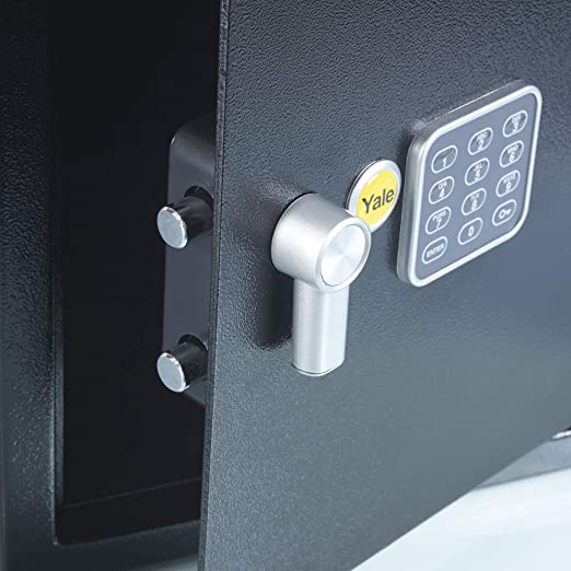 YSV/250/DB1 Yale Medium Safe Black 25x35x25cm (16.3L)