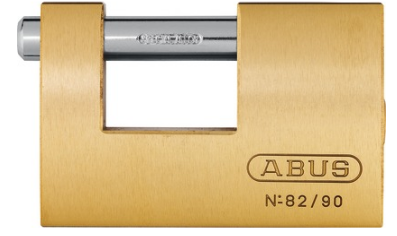 Abus Armoured Padlock brass 82/90 KD (90mm)