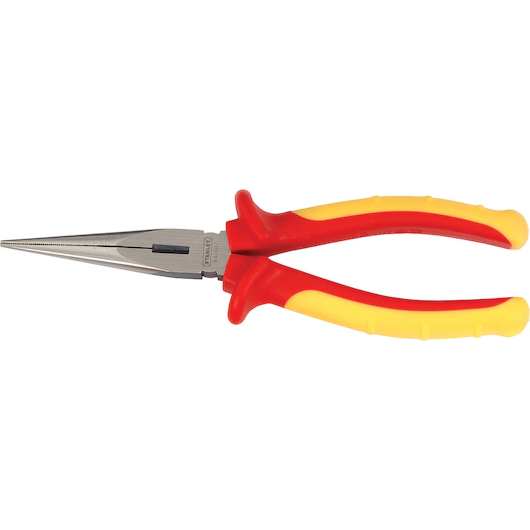 STANLEY VDE LONG NOSE PLIERS 8"" 200MM