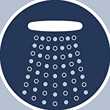 GROHE Shower and Bathroom Fixtures, Hand Shower with 4 spray modes - Tempesta Cosmopolitan 100 Collection, 27575002