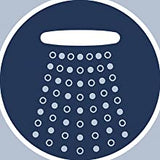 تجهيزات الدش والحمام من GROHE، دش يدوي بأربعة أوضاع رش - مجموعة Tempesta Cosmopolitan 100، 27575002 
