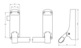مزلاج الذعر من Union CE853PL - ExiSAFE CE853PL 