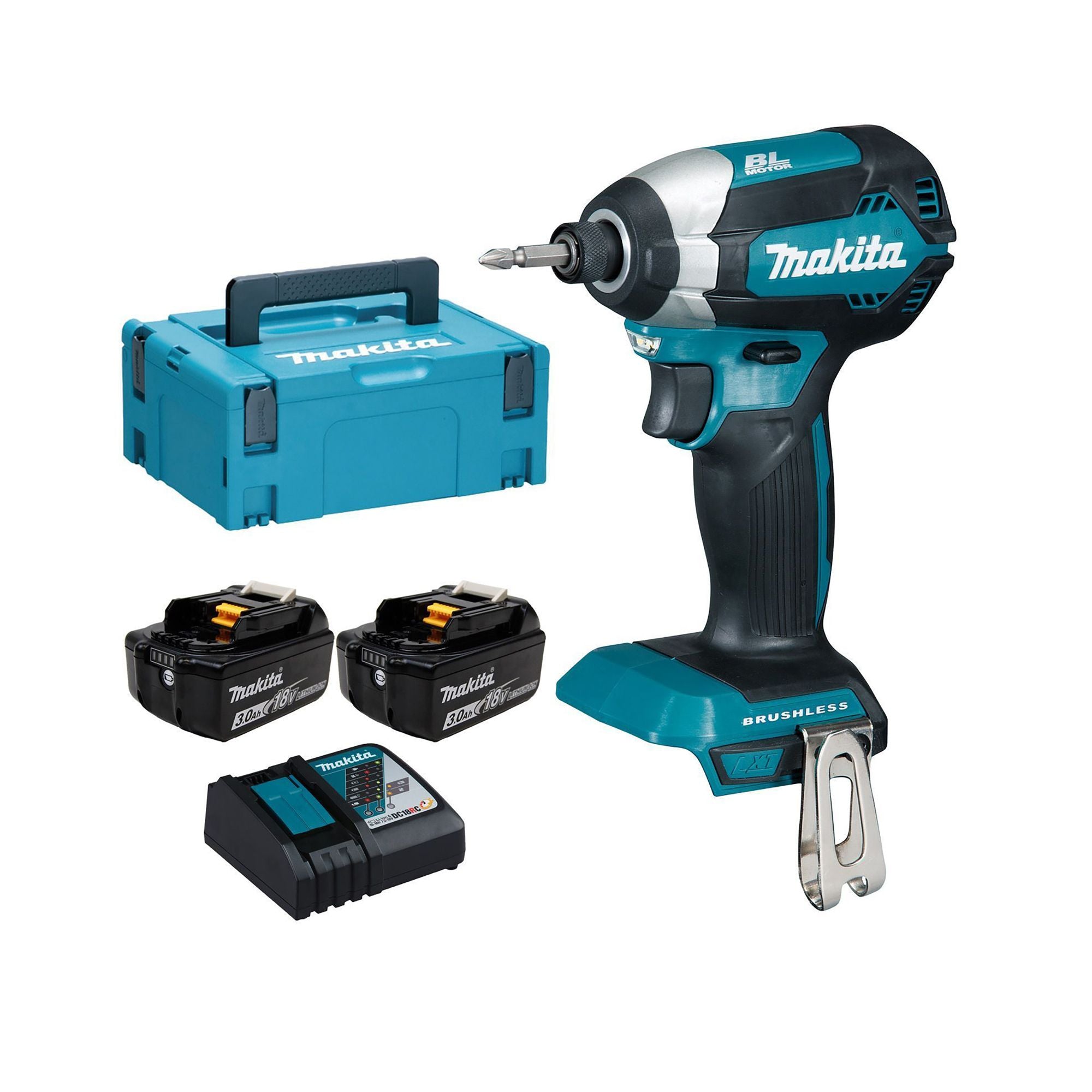 Makita Cordless Impact Driver 18V 3.0Ah With 2Battery + 1Charger DTD153RFJ