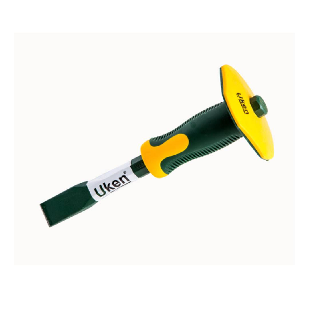 UKEN U7022 Flat Chisel 10" Super Duty With Grip Wisdom