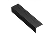 Aluminum profile angle bracket 18 mm, L=3  m, black colour