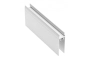 Aluminium profile, bottom strip 10 mm, L=3m, white