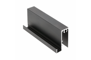 Aluminium profile bottom strip FLAT LINE 10, L=3 m, colour black - anodized