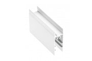 Aluminium profile bottom strip 18/4mm, L=3m, white colour