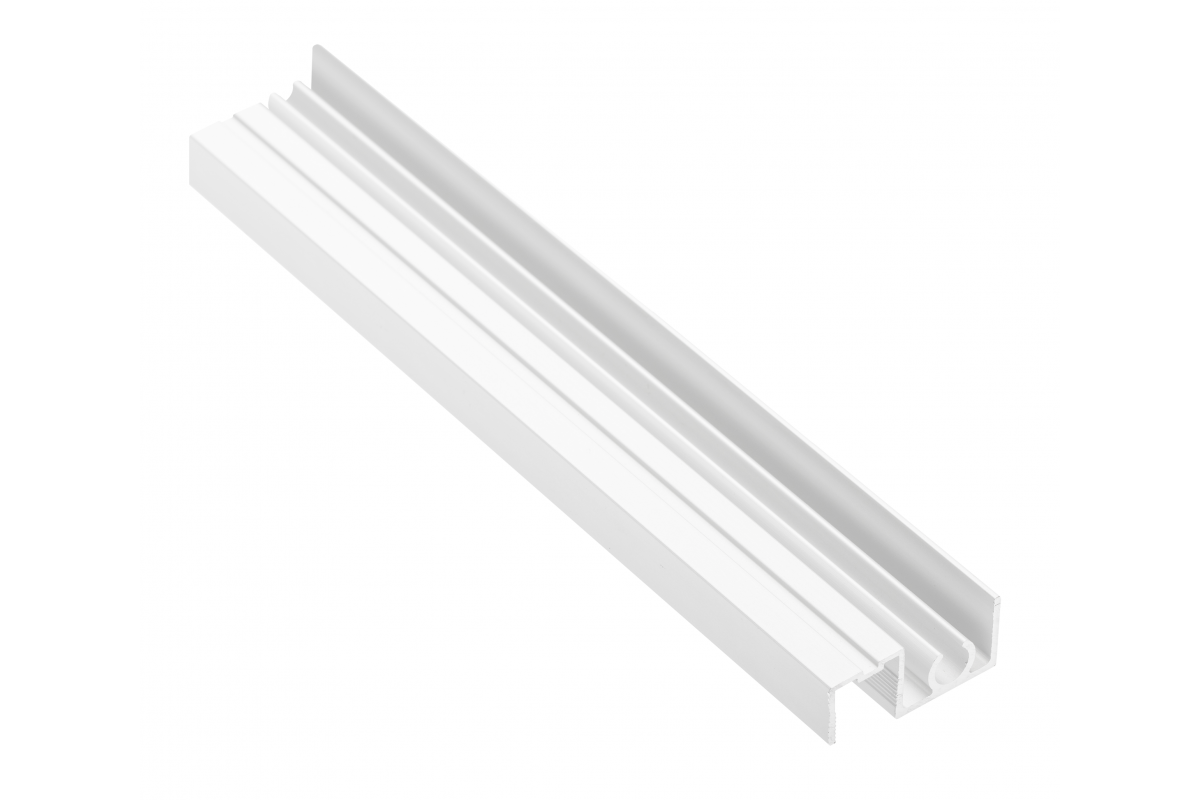 Aluminium profile top strip 10 SL L=3 m, white colour
