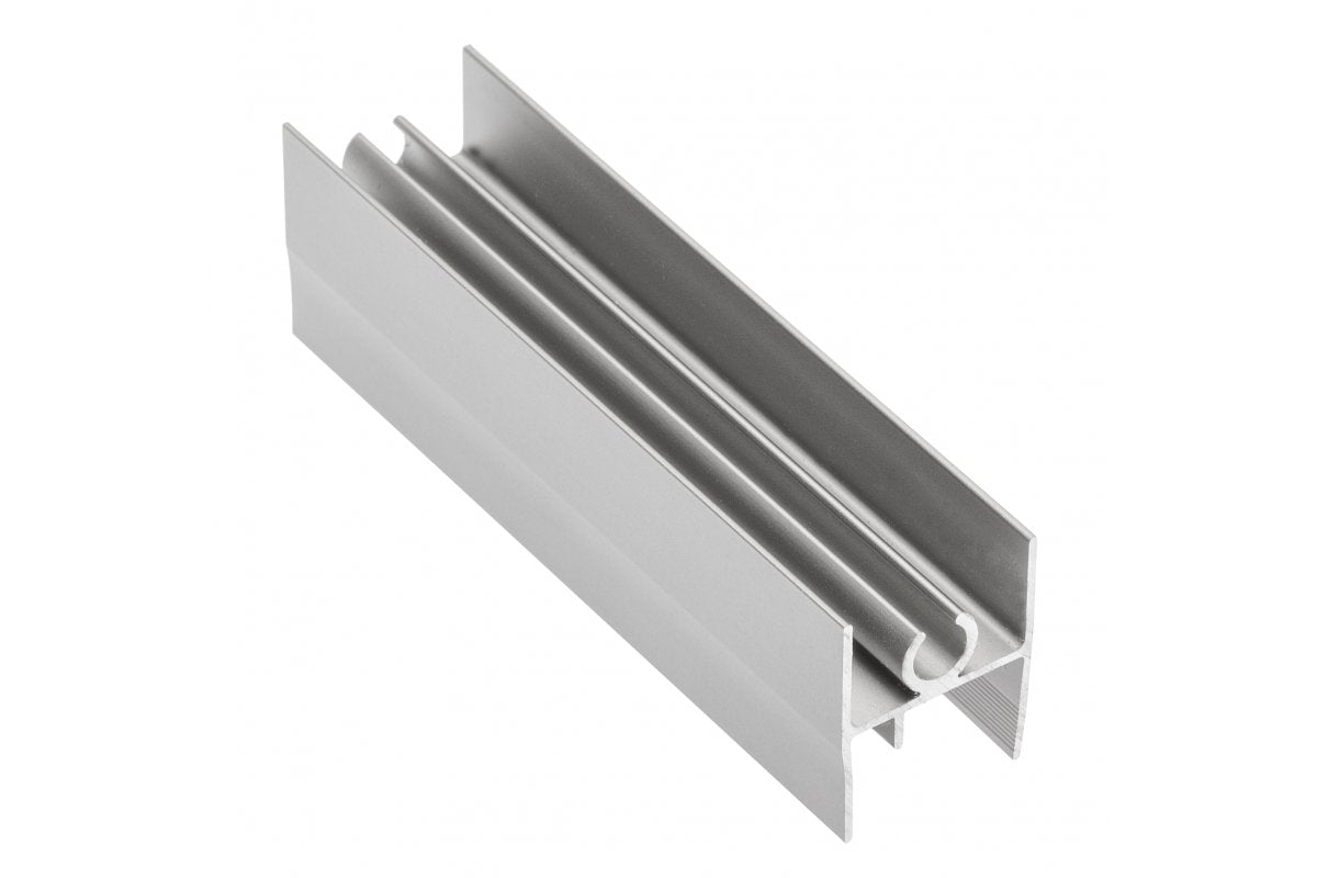 Perfil superior 18/4 mm - 300 cms - plata