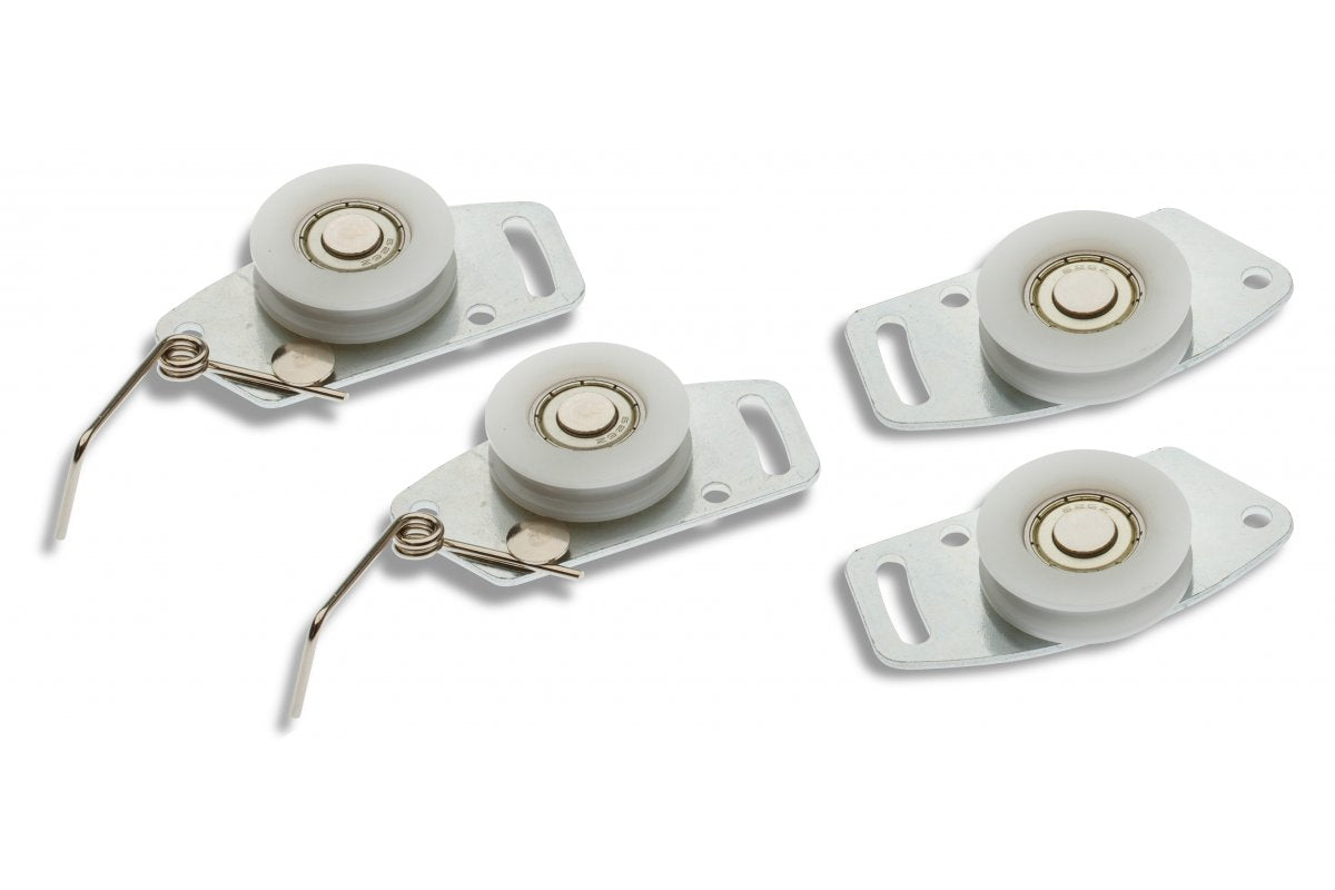 MITO PLUS set  (2 top rollers with spring, 2 bottom rollers  with ball bearing, 1 locker, 14 pcs screws)