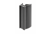 Aluminium profile handle NOVO 10 mm/4 mm, L=2,7 m, black - anodized