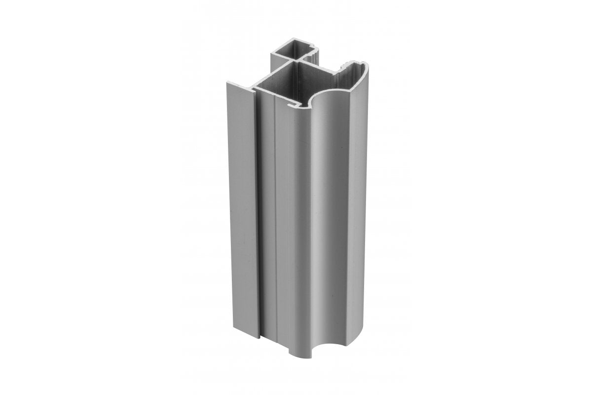 Asa TORO, perfil de aluminio, 10 mm/4 mm, L=2.7 m, color anodizado plateado