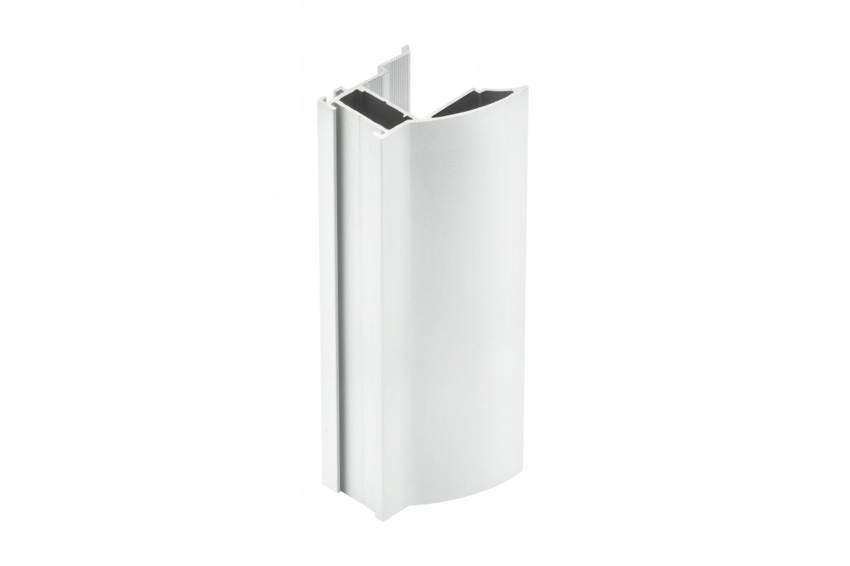 NOVO S handle, aluminium profile, 18mm, L=2.7 m, white
