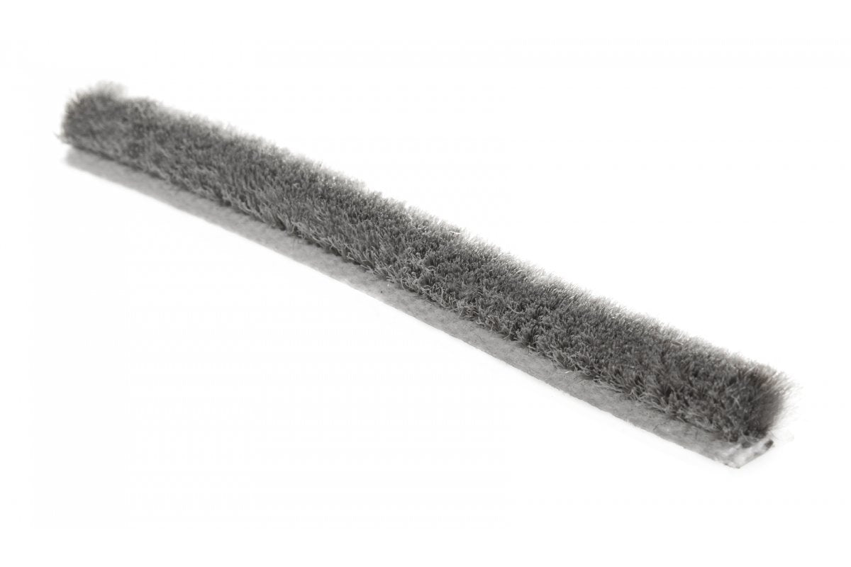 Dust brush narrow 4.8 mm x 7 mm light grey (without glue) (1 roll = 450m)