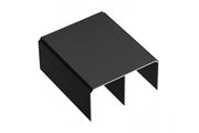 Aluminum profile top track, L=3 m, black colour