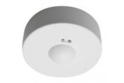 Sensor de movimiento por microondas CM-3, máx. 1200W, AC220-240V, 50/60Hz, ángulo de 360°, alcance de 1-8m ± 1,5- 3,5m, IP20, compatible con LED, de superficie, carcasa blanca