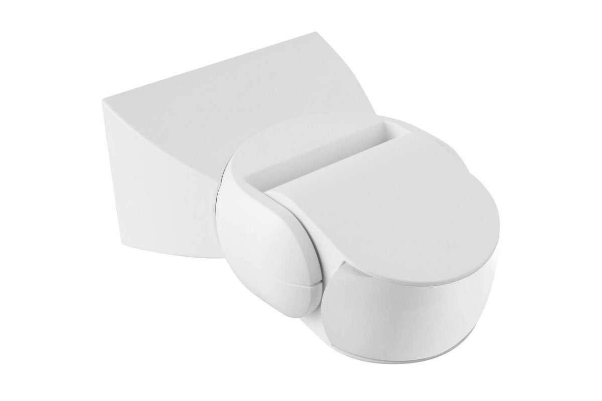 Microwave motion sensor CM-9, max 1200W, AC220-240V, 50/60Hz, angle 180°, range 5-15m ± 1,5- 3,5m, IP65, working with LED, surface mounted, white housing