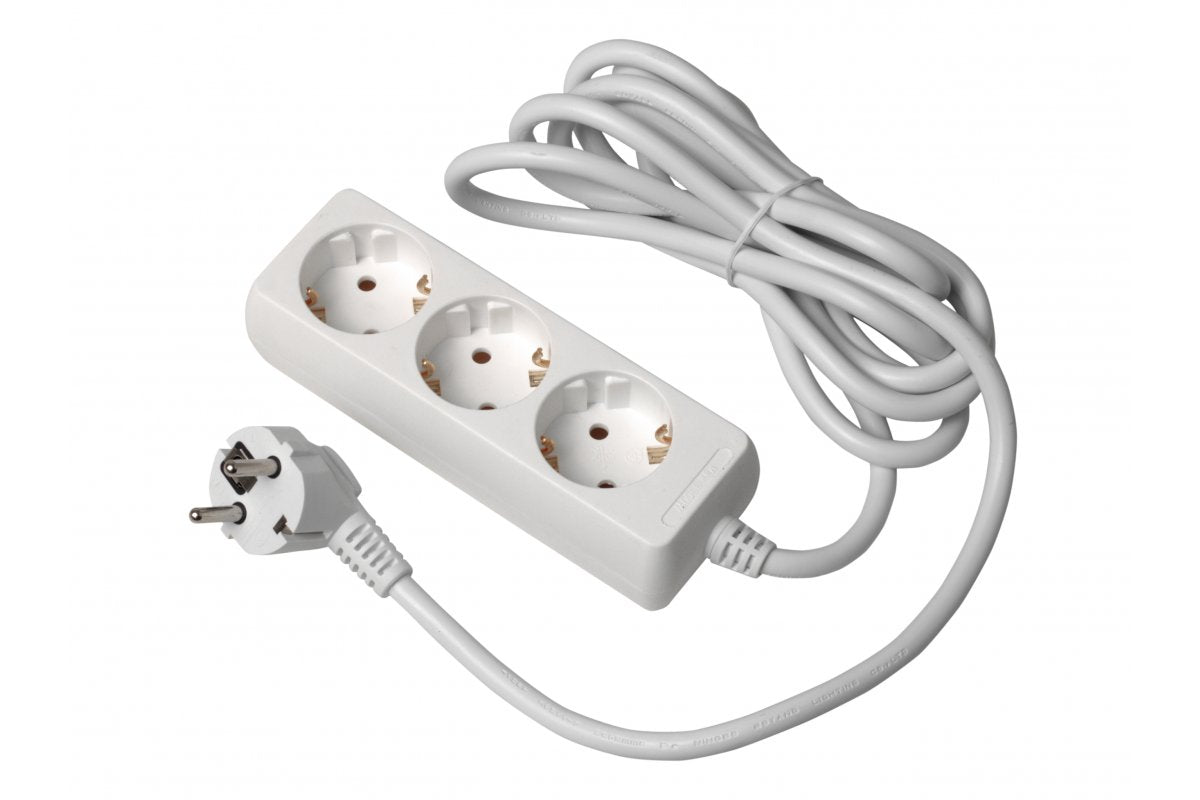 Extension cord schuko 3 sockets, 3m