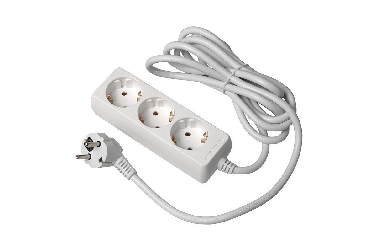 Extension cord schuko 3 sockets, 5m