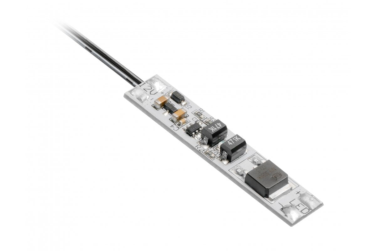 Non-contact switch for LED profiles with 2m (2x0.20) cable max. 60W with adhesive tape